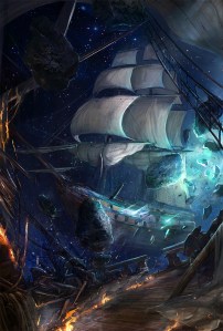 HMS Fortitude sets sail! (Click for a larger version in a new window.)